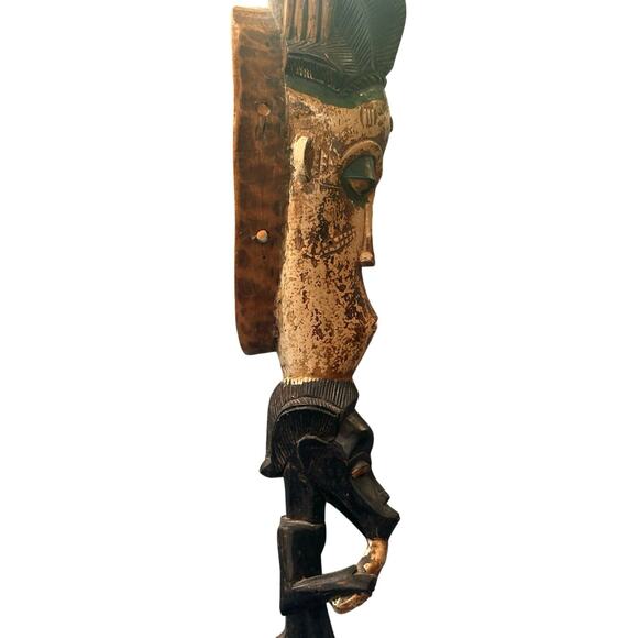 Carved Wooden Wall Hanging from the Sepik River of Papua New Guinea - Picture 11 of 14